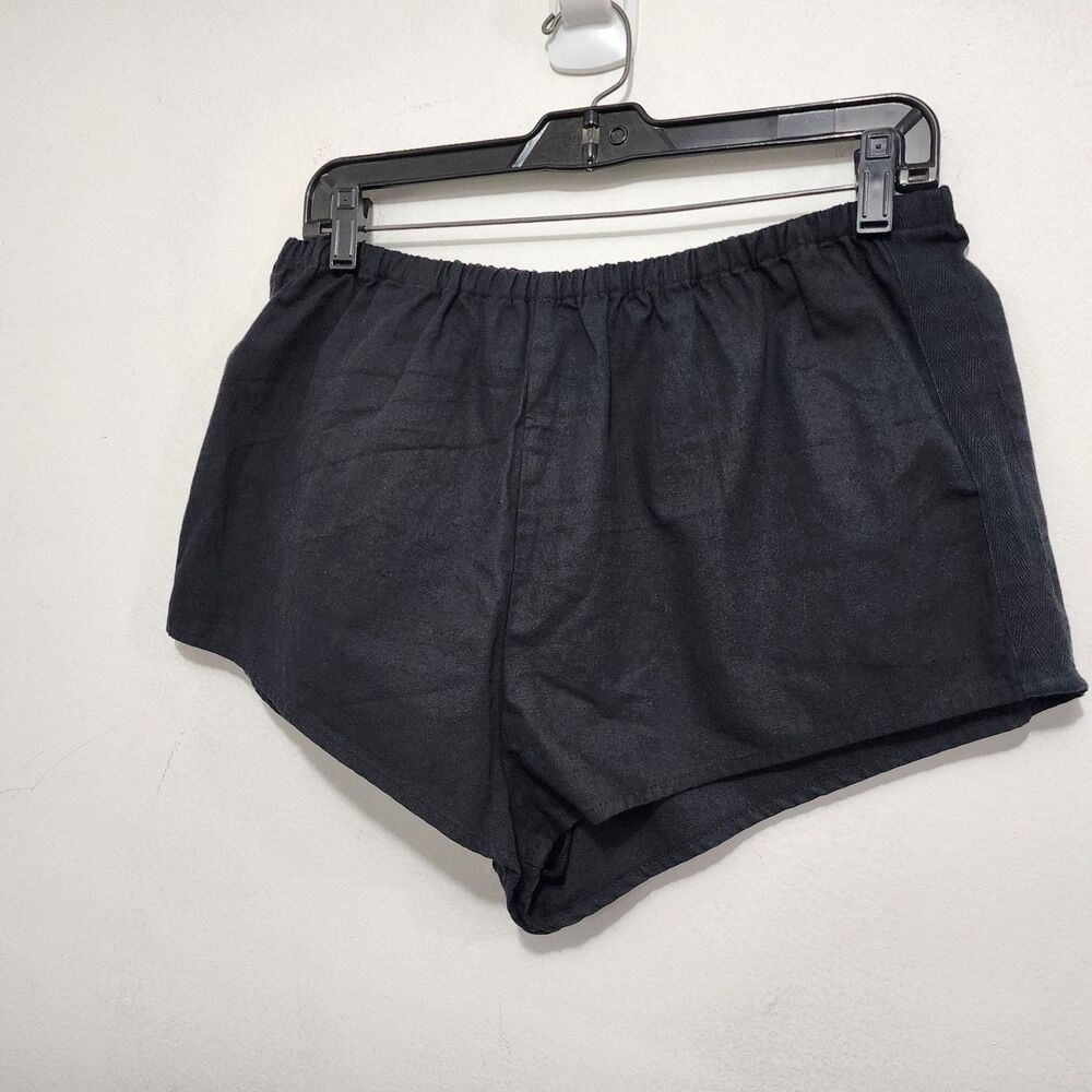 NEW By Anthropologie Women's Black Linen Tap Shorts Pull-on Resort Travel Size S - Picture 12 of 16